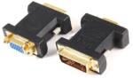 SBOX VGA/D-Sub DVI-D Átalakító Fekete 3cm AD. DVI-VGA/R (AD.DVI-VGA/R)