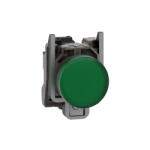 Schneider Electric Harmony XB4 - XB4BVG3 - komplett fém LED jelzőlámpa, Ø22, 120VAC, zöld (XB4BVG3)