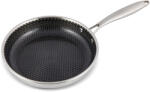  Professzionális rozsdamentes acél serpenyő méhsejt kerámia bevonattal - 24 cm ZASS ZG-SSFP 01-24