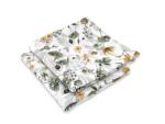 MimiNu MimiNu, Duo, Botanica, scutec din muselina, 75x75 cm, 2 buc