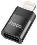 hoco. iPhone 14 Plus / 14 Pro Max / 14 Pro HOCO UA17 adapter Type-C aljzat - lightning, adatátvitel és töltés, FEKETE UA17_TYPE-C (UA17_TYPE-C)