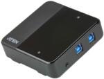 ATEN Switch KVM ATEN US3324, 4x USB 3.2 Gen 1, 2x USB-B female, Black (US3324-AT)