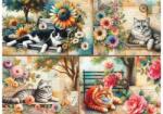 Delfy DE-24022 - Catnap in the park - 1000 db-os puzzle (DE-24022)