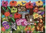JaCaRou JP-CJGC1000 - Garden cats - 1000 db-os puzzle (JP-CJGC1000)