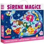 MIMORELLO Puzzle cu glitter, Mimorello, Sirene Magice, 120 piese (N00039953_001w) Puzzle