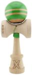 Kendama X Jucarie de indemanare din lemn, Kendama X, Flippy, Rainbow, King Size V3, Super Sticky, 18 cm, Verde, Maro
