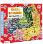 MIMORELLO Puzzle Mimorello, Harta Romaniei, 168 piese (N00039928_001w) Puzzle