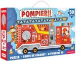 MIMORELLO Puzzle educativ, Mimorello, Pompierii, 50 piese (N00039968_001w) Puzzle