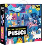 MIMORELLO Puzzle fosforescent, Mimorello, Pisici, 120 piese (N00039966_001w) Puzzle