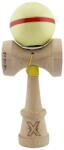 Kendama X Jucarie de indemanare din lemn, Kendama X, Flippy, Silken, King Size V3, Super Sticky, 18 cm, Cream Galben