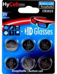 HyCell Gombelem CR 2025 Lítium HyCell CR2025 140 mAh 3 V 6 db (1516-0027) (1516-0027)
