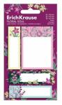 ErichKrause Öntapadós jegyzettömb készlet, ErichKrause, Virágos lélek, 70x52 mm, 80 lap (63793)