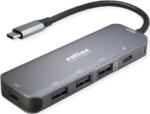 Roline 4 port USB 3.2 hub, 2. gen Szürke (14.02. 5048) (14.02.5048)