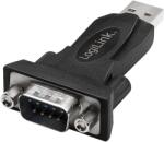 LogiLink ADAPTOR USB LOGILINK, USB 2.0 (T) la Serial DB9M (9-pin)(RS232)(T), negru, AU0002F (include TV 0.06 lei) (AU0002F)