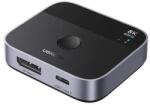 UGREEN DisplayPort-USB-C adapter Ugreen AW701, 2 az 1-ben kimeneti kapcsoló (65878) - wincity