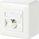Triton Metz Connect 130B11D10002-E Hálózati csatlakozódoboz Falra szerelhető CAT 6A 1 port Tiszta fehér (26.11. 0730) (26.11.0730)