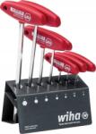 Wiha 6kant-Schraubendrehersatz 7-tlg mit Quergriff i. Ständer Csavarhúzó készlet Műhely Belső hatlap (00953) (00953)