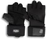 BioTechUSA - KYLE CSUKLÓSZORÍTÓS BŐR EDZŐKESZTYŰ - FEKETE