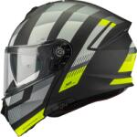 MT Helmets MT Genesis SV Stroke B13 felnyitható motoros bukósisak matt fekete-szürke-fluo sárga