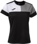 JOMA női rövid ujjú póló Fekete-Szürke S fehér|fekete|szürke