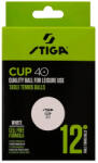 Stiga Cup abs white 12-pack