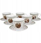 Duo csésze szett, Mezei Virágok, 6 db, 250ml, porcelán, mosogatógépben mosható (4513D)