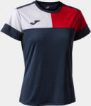 JOMA Női Póló Joma Navy-Vörös L-Sport Lélegző Pamutból kék|vörös