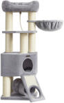 FEANDREA Luxus Többszintes Macskabútor Nagy Testű Macskáknak Szürke (EUZ-PCT002N01)