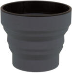 LIFEVENTURE Összecsukható szilikon Ellipse Flexi bögre 350 ml, grafit