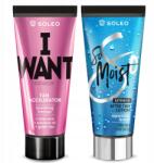 Soleo És Want napozás gyorsító, 150ml, ajándék napozás utáni balzsam, 150ml