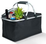 Family Thermo összecsukható bevásárlókosár - 49 x 28 x 25 cm - 21 L - fekete (11549A)