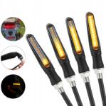 Wilmat 4X Led Motorkerékpár Irányjelző, quad, borostyán, vízálló