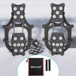  Kramponok csúszásgátló rátétek, L Size, 40-44, 12 tüskés, jéghez, hóhoz (nakładki kolce do butów)