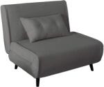 Invicta SMART MULTIFUNCTION szürke kordbársony fotelágy 100 cm