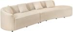Invicta ATELIER L XXL bézs buklé kanapé