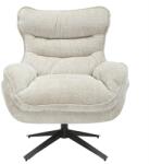 Invicta CLOUD bézs szövet fotel