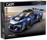 CaDA C55051W - Night Flash versenyautó építőjáték - 100% kompatibilis minden más kedvelt márkával