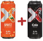 Bitburger X2 Cola sörmix 3, 1% + Bitburger X2 Spritz 5% 6+6 Akció