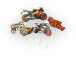FUNDRAG Torta beszúró/topper, Motoros, 5db-os