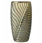 Livello Váza virágokhoz, kerámia, dekoratív, modern, 26 cm, Arany színű (WG4)