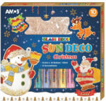 Amos R- Üvegfesték szett Amos 10 x 10, 5 ml karácsonyi + 12 sablon