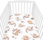 New Baby Pamut kiságyba való lepedő pamut New Baby Safari 120x60 cm
