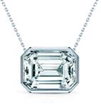SAVICKI Colier aur alb 585 diamant alb de laborator 1 ct 42 cm - savicki - 7 535,00 RON