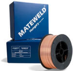  Sârmă de sudură MATEWELD din oțel cu strat de cupru (SG2) 0, 8 mm, 1 kg (100 mm) (6WWSG20801)