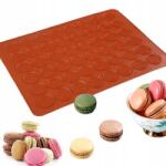 Eurobatt Szilikon Forma Szőnyeg, nagy keksz tésztákhoz, 30db, 28, 5×25, 5cm (Mata Silikonowa do Ciasteczek Makaroników)