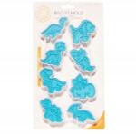 Eurobatt Dinoszaurusz Lyukasztók, cukormáz formák, 8 db-os szett, tortákhoz, Dino dekoráció (EBB292P)