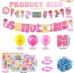 Hepside Iskolai dekoráció, girland, 15 db lufi, matricák, színes, gyerekeknek