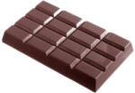 Chocolate World Tablete Ciocolata 16.5 x 11.3 x H 2.4 cm, Matrita Policarbonat Tableta 4 x 4, 2 cavitati, 460 gr (CW2052)