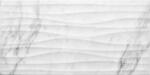 Kanjiza Ceramica Kanjiza Carrara Onda 3D falburkoló 25x50 cm (28254) (28254)