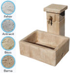 Jován Innova Bali kút szögletes, alacsony, barna (JOVKU022-barna)